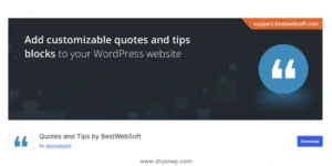 نمایش نقل‌قول‌های تصادفی با افزونه Quotes and Tips